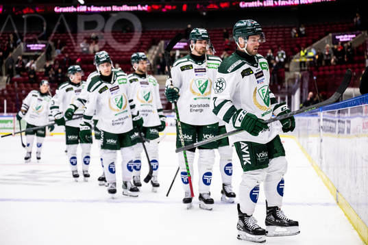 Färjestads Axel Bergkvist deppar