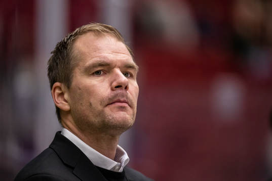 Färjestads tränare Tomas Mitell
