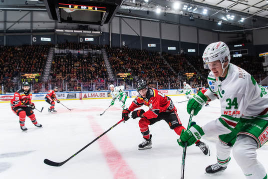 Luleås Tomi Sallinen och Rögles Adam Edström