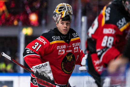Luleås målvakt Matteus Ward