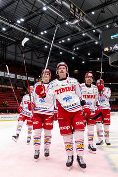 Timrås Jonathan Dahlén jublar