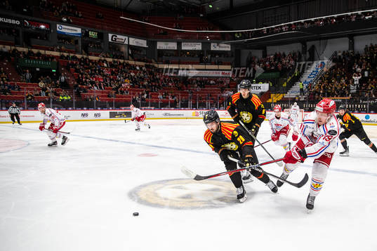 Brynäs Oula Palve och Timrås Erik Andersson