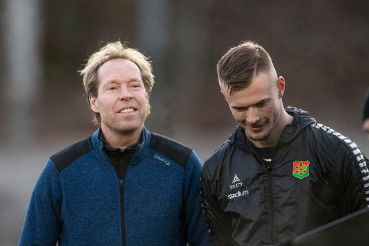Player Manager Nicklas Karlström och Alexander Ahl
