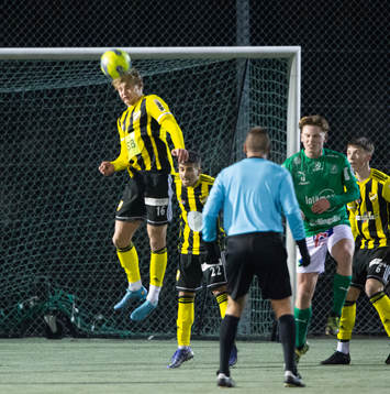 i träningsmatchen mellan IFK Hässleholms och Hässleholms