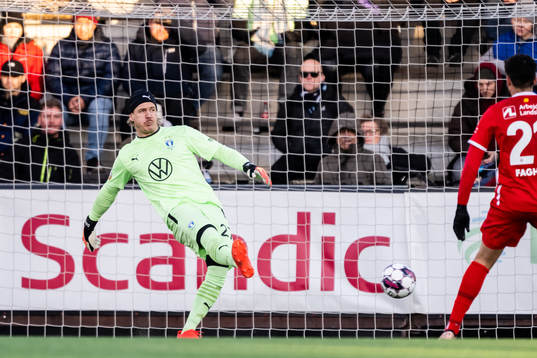 Malmö FFs målvakt Johan Dahlin