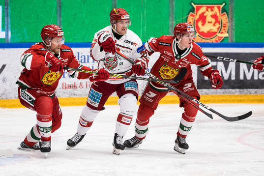 Moras Kristoffer Gunnarsson och Modos Mikkel Aagaard och