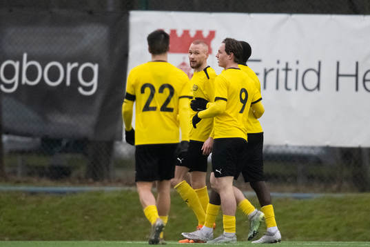 Mjällbys Adam Ståhl jublar