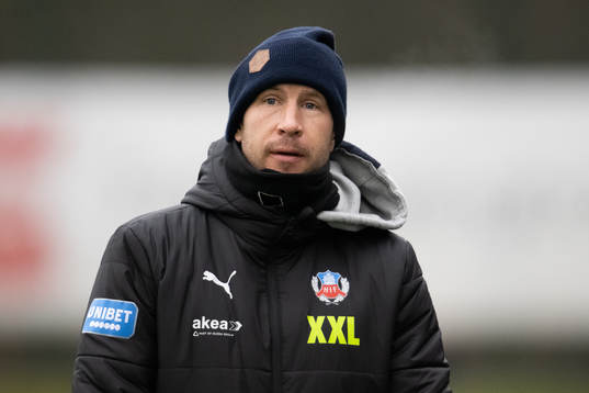 Helsingborgs tränare Mattias Lindström