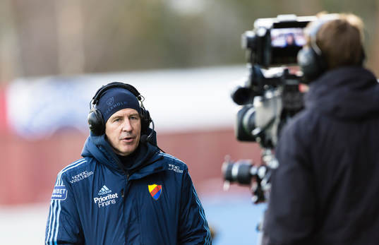 Djurgårdens tränare Thomas Lagerlöf