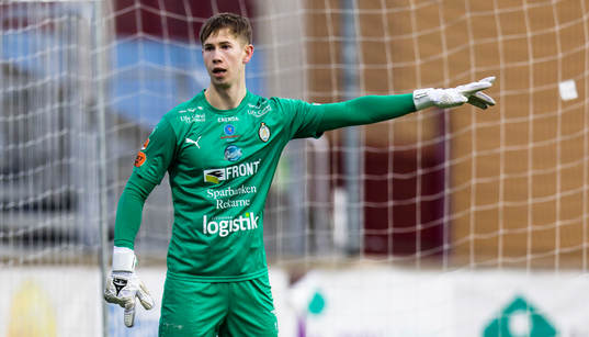 AFC Eskilstunas målvakt Nick Wolters