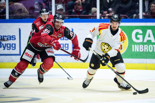 Malmö Redhawks Lance Bouma och Brynäs Oula Palve