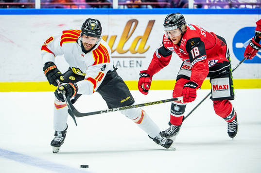 Brynäs Anton Rödin mot Malmö Redhawks Marcus Sylvegård