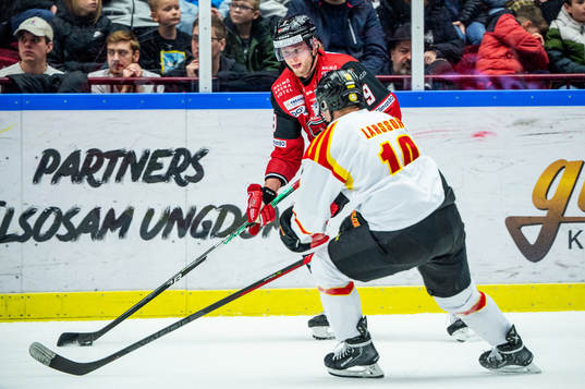 Malmö Redhawks Lance Bouma mot Brynäs Johan Larsson