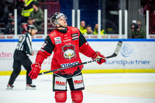 Malmö Redhawks Carl Söderberg deppar