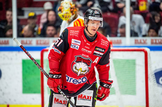 Malmö Redhawks Emil Sylvegård deppar