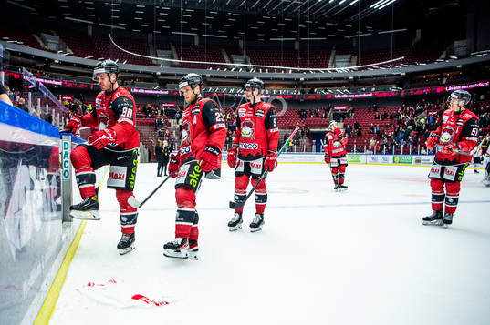 Malmö Redhawks Lance Bouma, Christoffer Forsberg, Kim