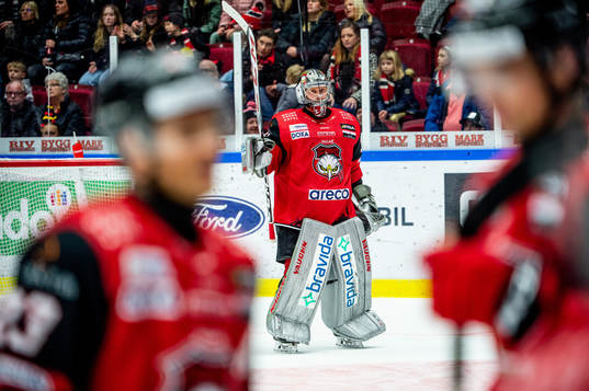 Malmö Redhawks målvakt Brandon Maxwell