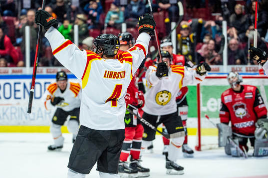Brynäs Theo Lindstein jublar