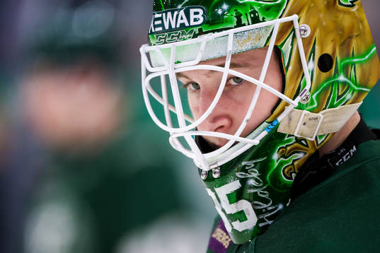 Färjestads målvakt Dennis Hildeby