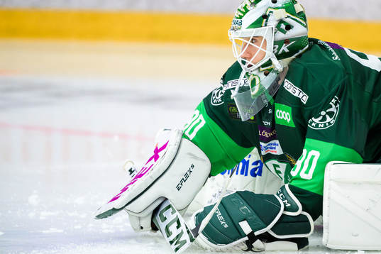Färjestads målvakt Matthew Tomkins