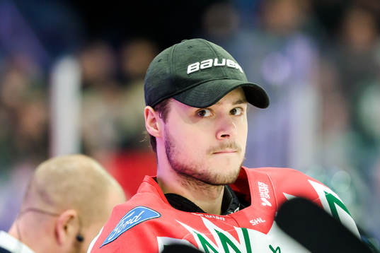 Frölundas målvakt Frederik Dichow
