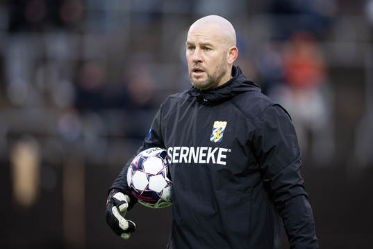 IFK Göteborgs målvaktstränare Lee Baxter innan