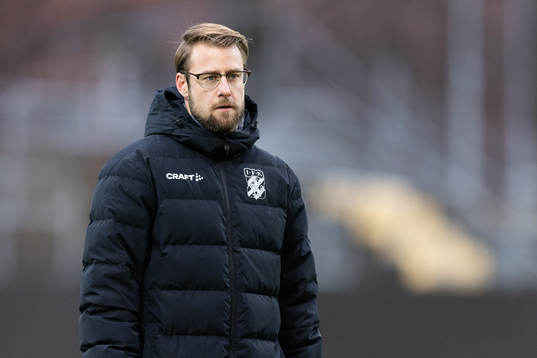 IFK Göteborgs assisterande tränare William Lundin innan