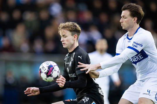 Halmstads Alexander Johansson och IFK Göteborgs Carl