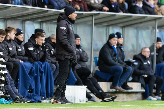 Halmstads tränare Magnus Haglund