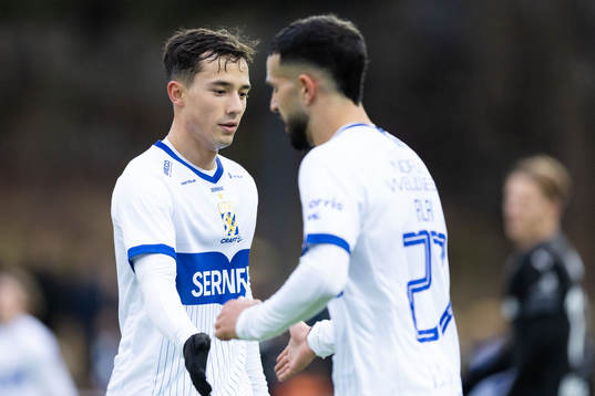 IFK Göteborgs Hussein Carneil och Alai Hussain Ghasem