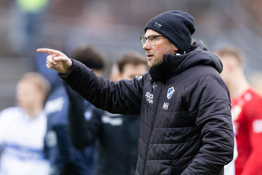 Halmstads tränare Magnus Haglund