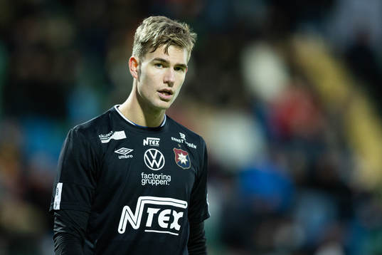 Örgrytes målvakt Mathias Nilsson