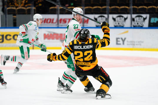 Rögles Linus Sjödin och Skellefteås Jonathan Johnsson