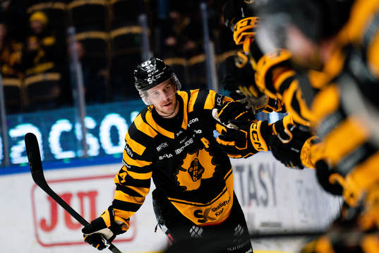 Skellefteås Jonathan Pudas jublar