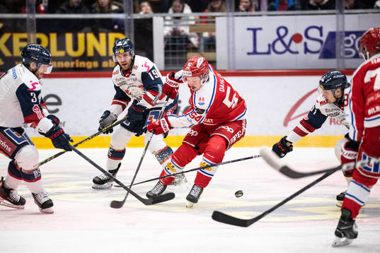 Timrås Jonathan Dahlén och Linköpings Linus Hultström
