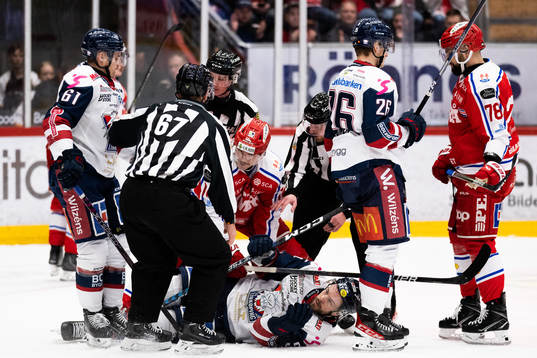 Timrås Emil Pettersson och Linköpings Linus Hultström