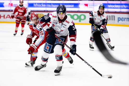 Timrås Panu Mieho och Linköpings Elias Sjöström