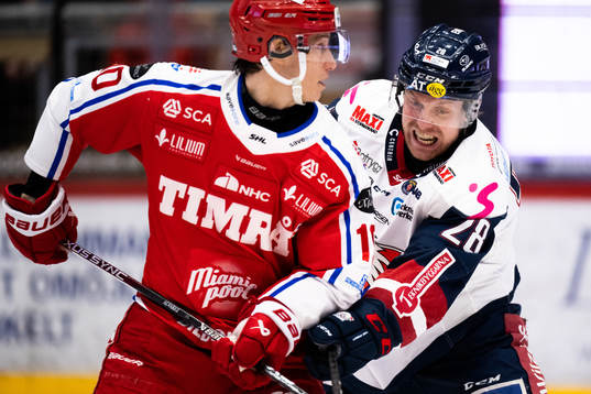 Timrås Robin Alvarez och Linköpings John Nyberg