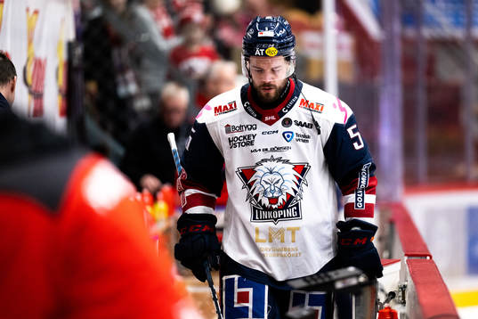 Linköpings Oscar Fantenberg deppar
