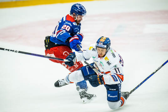 Oskarshamns Hynek Zohorna och Växjös Kalle Kossila