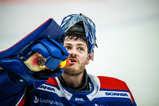 Oskarshamns målvakt Tim Juel