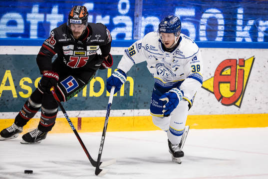 Leksands Olle Alsing och Örebros Emil Larsson