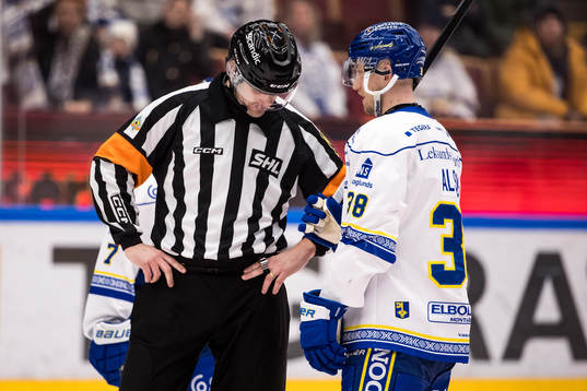 Domare Richard Magnusson och Leksands Olle Alsing