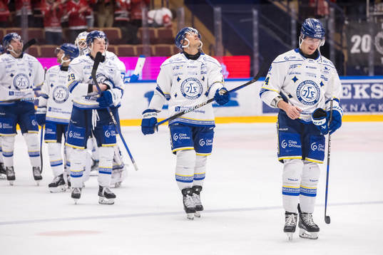 Leksands spelarna deppar