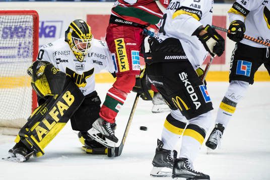 Västerås målvakt Ian Blomquist