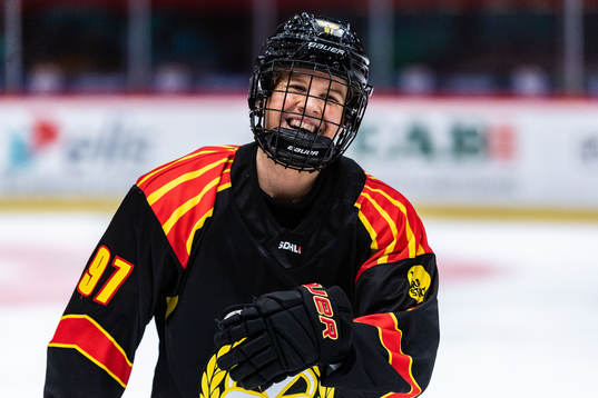 Brynäs Matilda Nilsson jublar