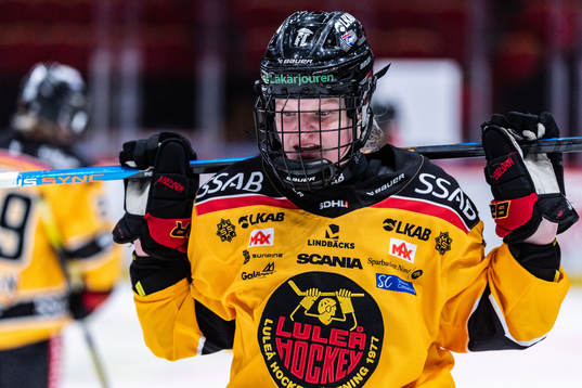 Luleås Astrid Lindeberg deppar