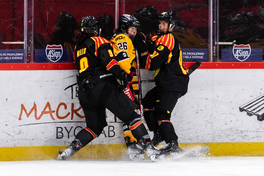 Brynäs Alena Mills Luleås Sara Lindqvist och Brynäs