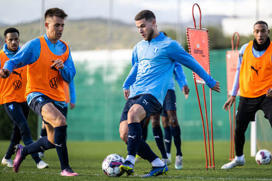 Jonas Knudsen och Gabriel Busanello