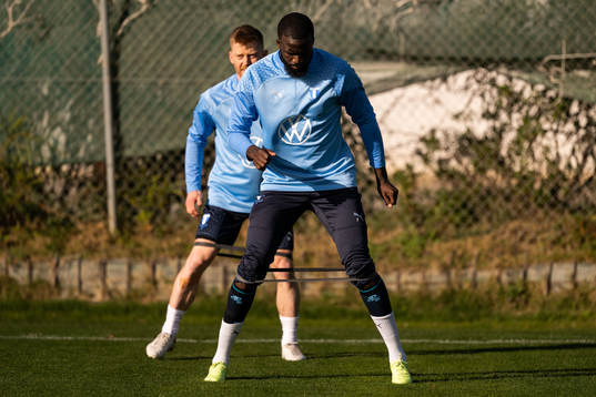 Mahame Siby och Anders Christiansen